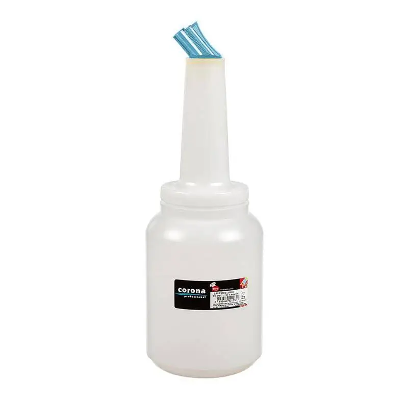 Bora Plastik Sos ve Kokteyl Şurup Dökme Kabı, 2000 ml, Mavi - 1