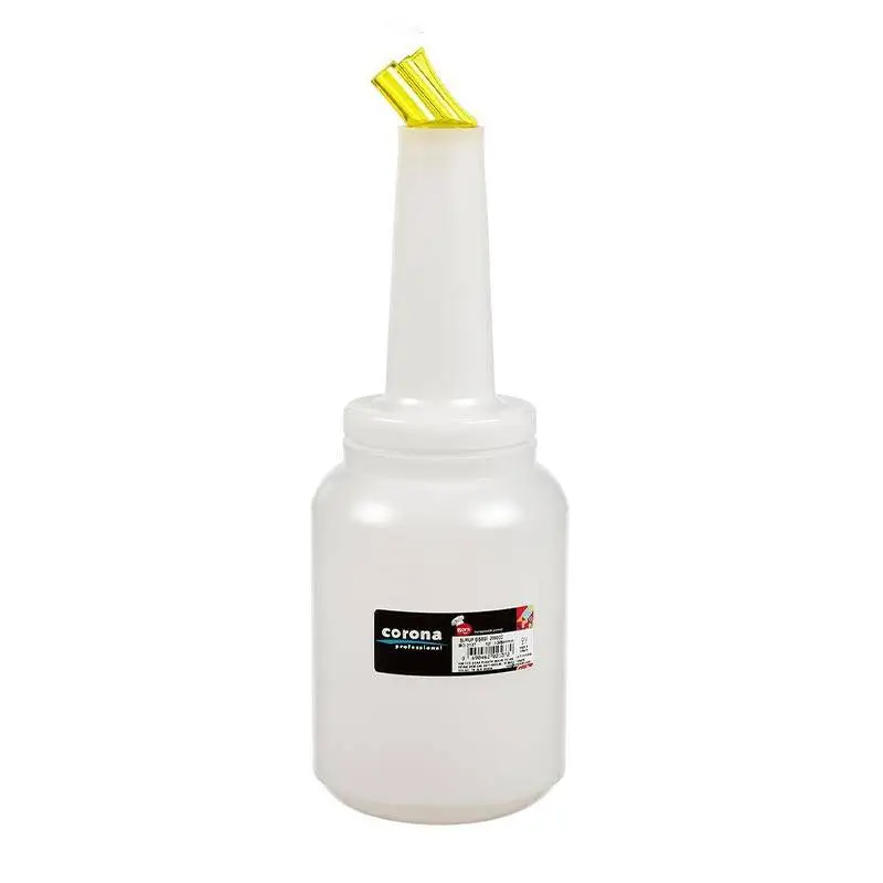 Bora Plastik Sos ve Kokteyl Şurup Dökme Kabı, 2000 ml, Sarı - 1