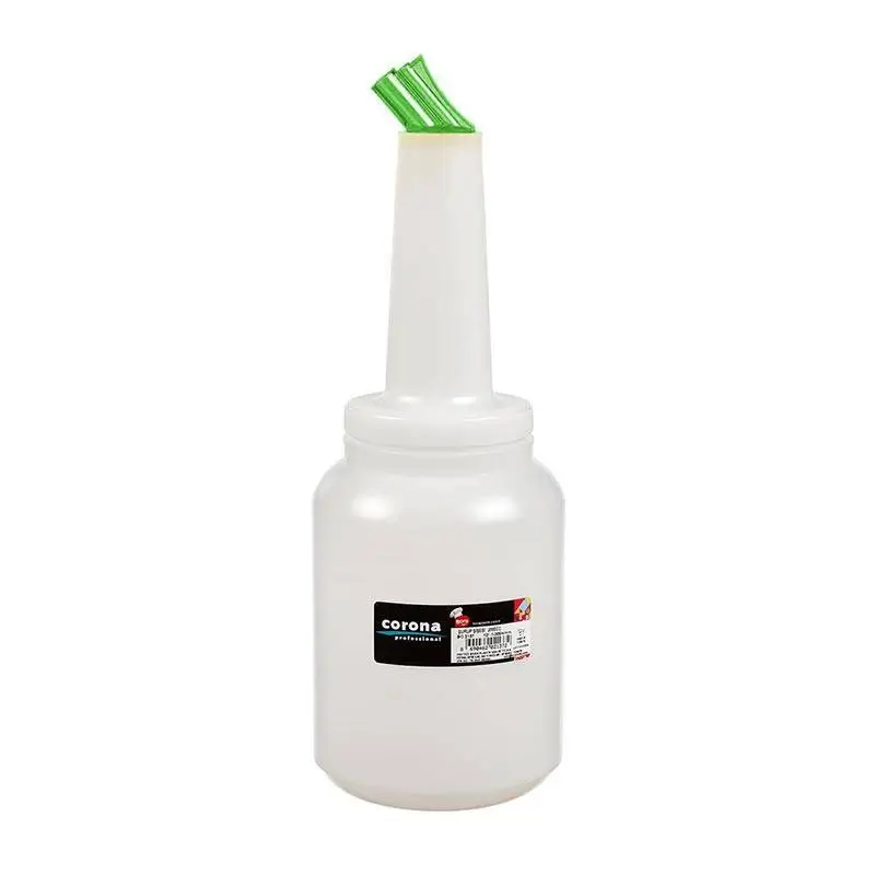 Bora Plastik Sos ve Kokteyl Şurup Dökme Kabı, 2000 ml, Yeşil - 1