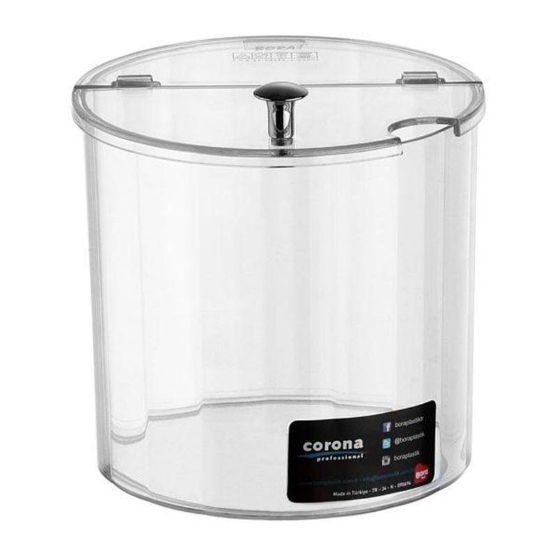 Bora Plastik Sosluk Takım, Polikarbonat, 1.8 Lt, Şeffaf - 1