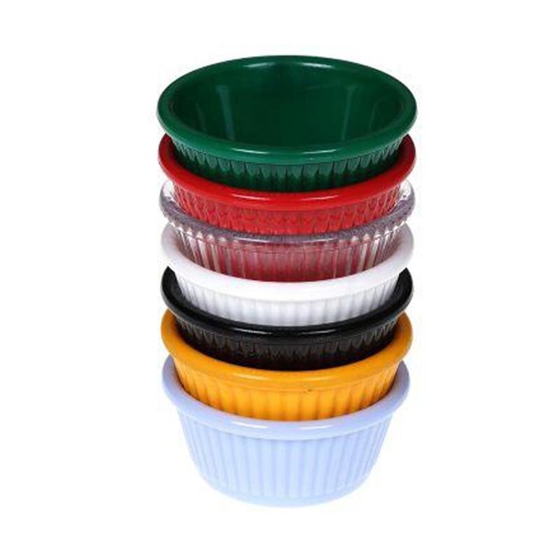 Bora Plastik Yuvarlak Mini Sosluk, Renkli, Polikarbonat, 5.6x2.5 cm - Bora Plastik