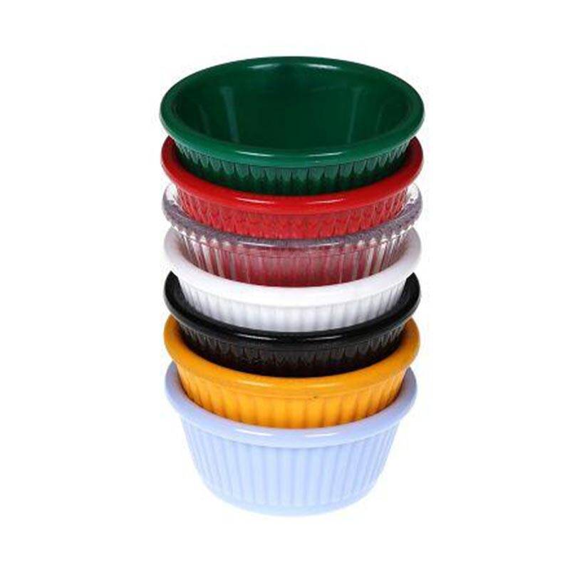 Bora Plastik Yuvarlak Mini Sosluk, Renkli, Polikarbonat, 5.6x2.5 cm - 1