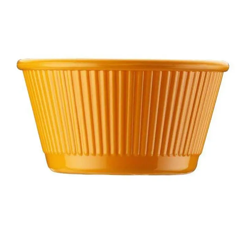 Bora Plastik Yuvarlak Mini Sos Kabı, Polikarbonat, 7x3.5 cm, Turuncu - 1