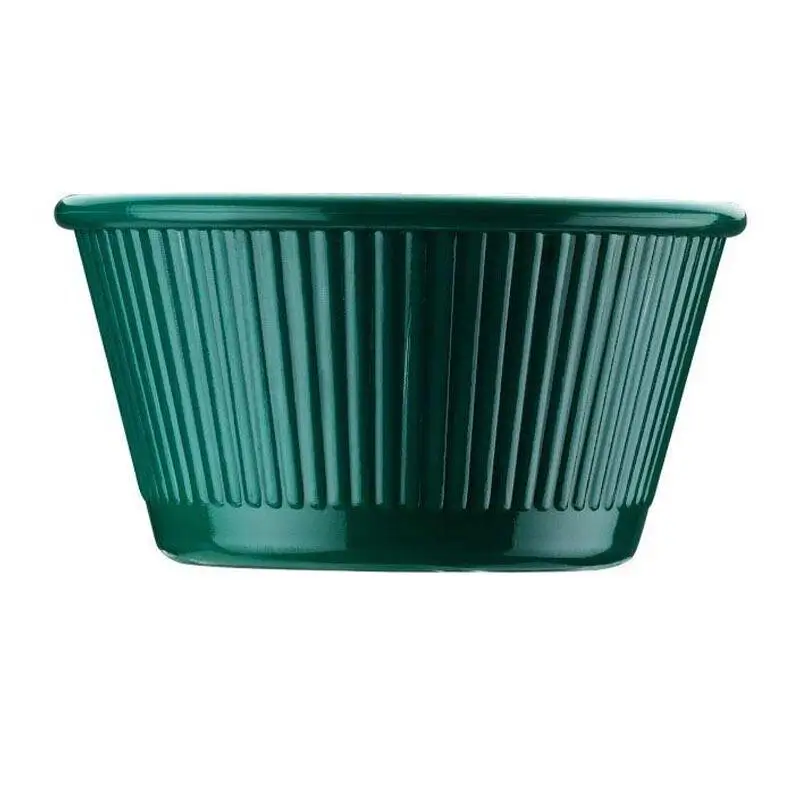 Bora Plastik Yuvarlak Mini Sos Kabı, Polikarbonat, 8.4x4.4 cm, Yeşil - 1