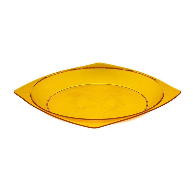 Bora Plastik Tabak, 18.3 cm, Kehribar - 1