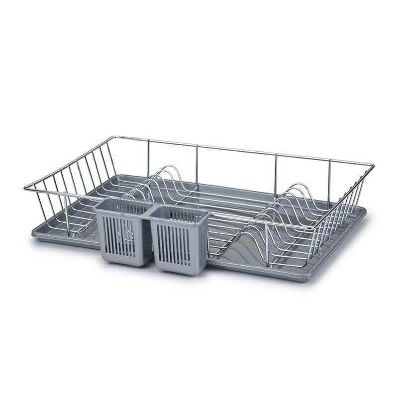 Bora Plastik Tabaklık ve Kaşıklık, Düz Model, 31x48.5 cm, Gri - Bora Plastik