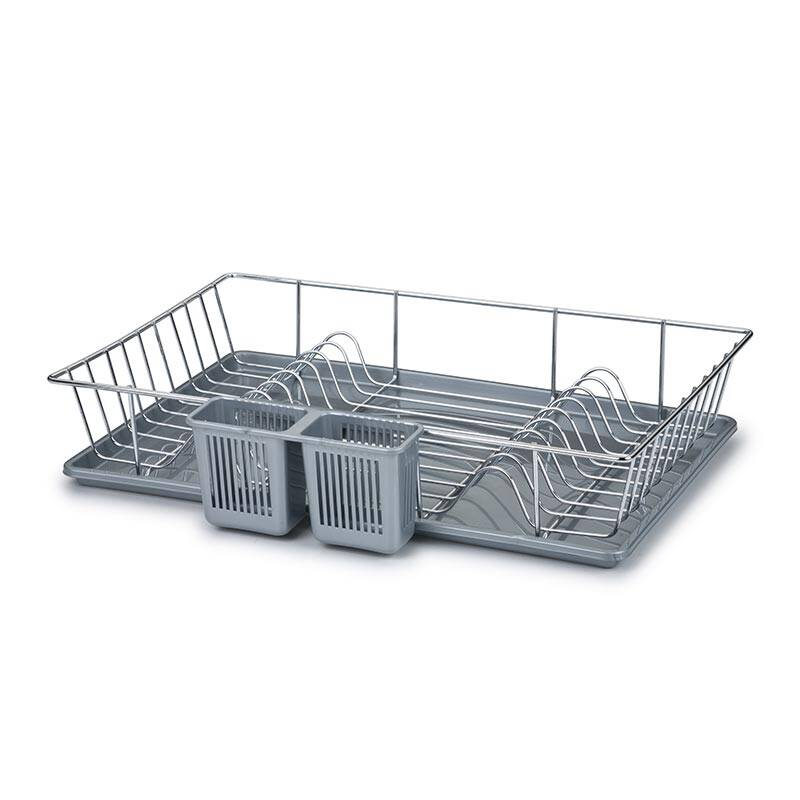 Bora Plastik Tabaklık ve Kaşıklık, Düz Model, 31x48.5 cm, Gri - 1