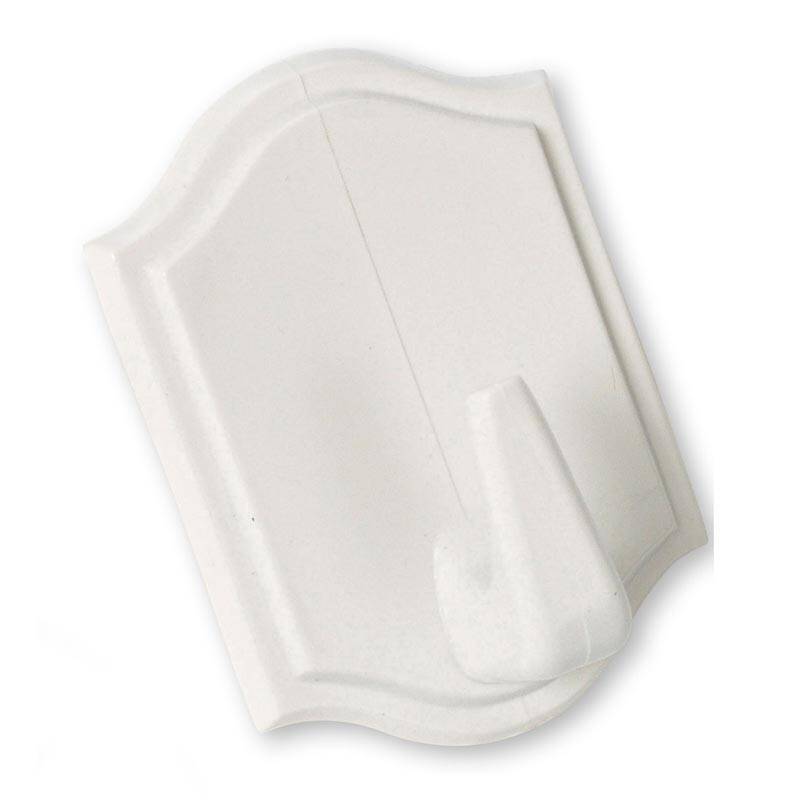 Bora Plastik Tekli Duvar Askısı, 4 Adet, Beyaz - 1