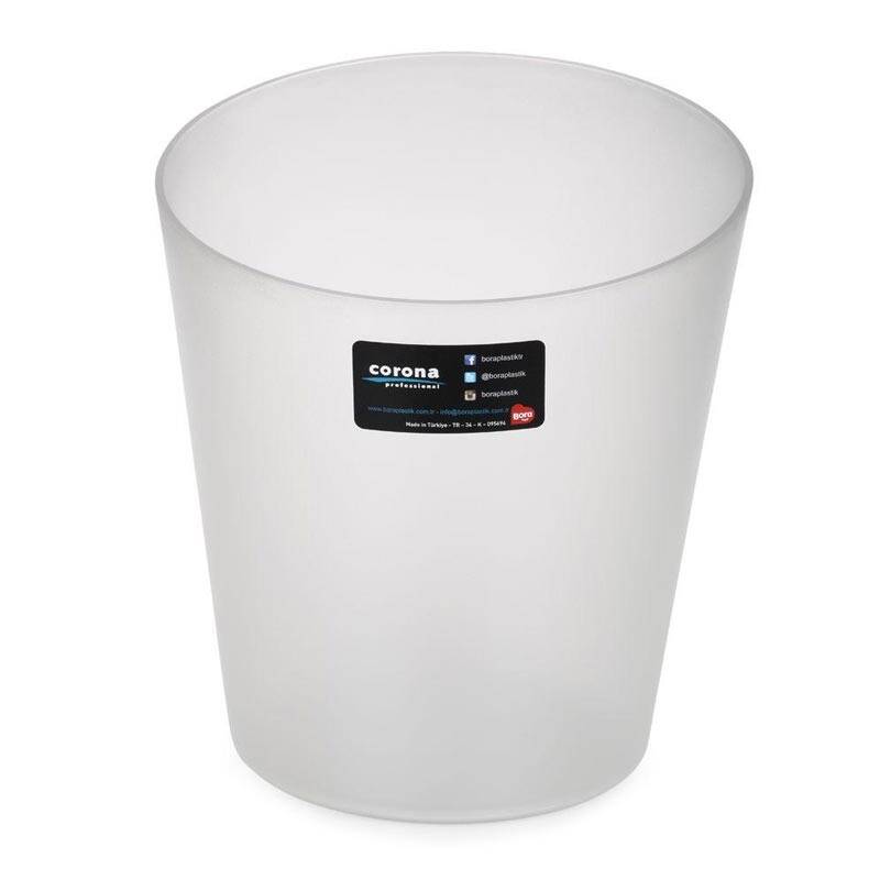 Bora Plastik Yarım Kesimli Buz Kovası, Şeffaf, Polikarbonat - 1