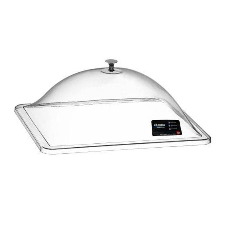 Bora Plastik Yükseltilmiş Kapak, Polikarbon, 33x27 cm, Şeffaf - 1