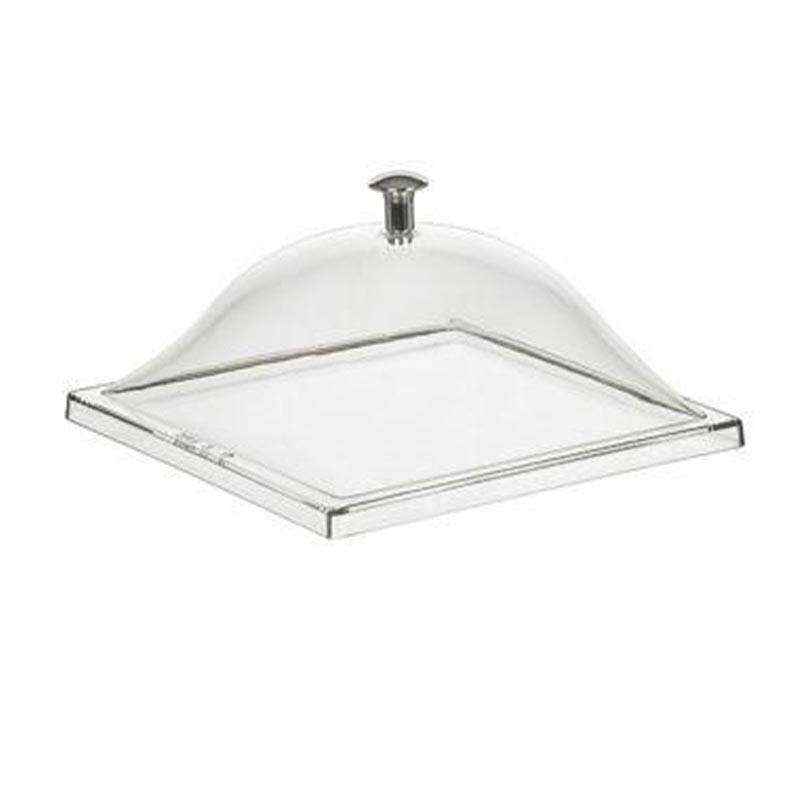 Bora Plastik Yükseltilmiş Kare Kapak, Polikarbonat, Şeffaf - 1