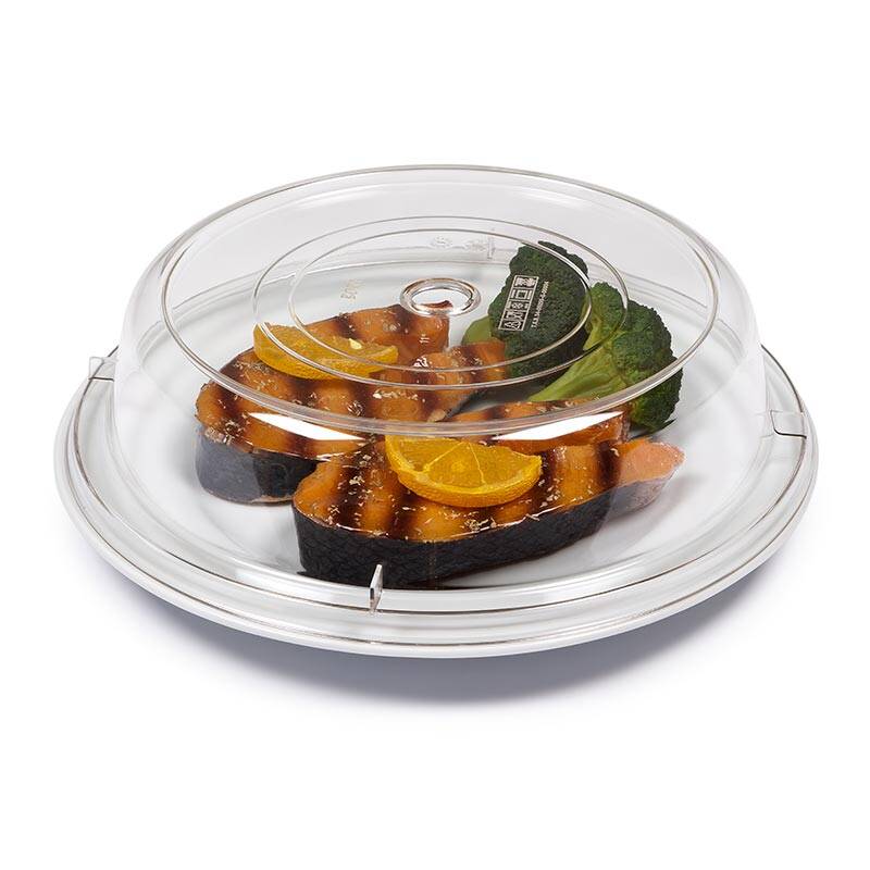 Bora Plastik Yuvarlak Kapak, Polikarbonat, 29 cm, Şeffaf - 1