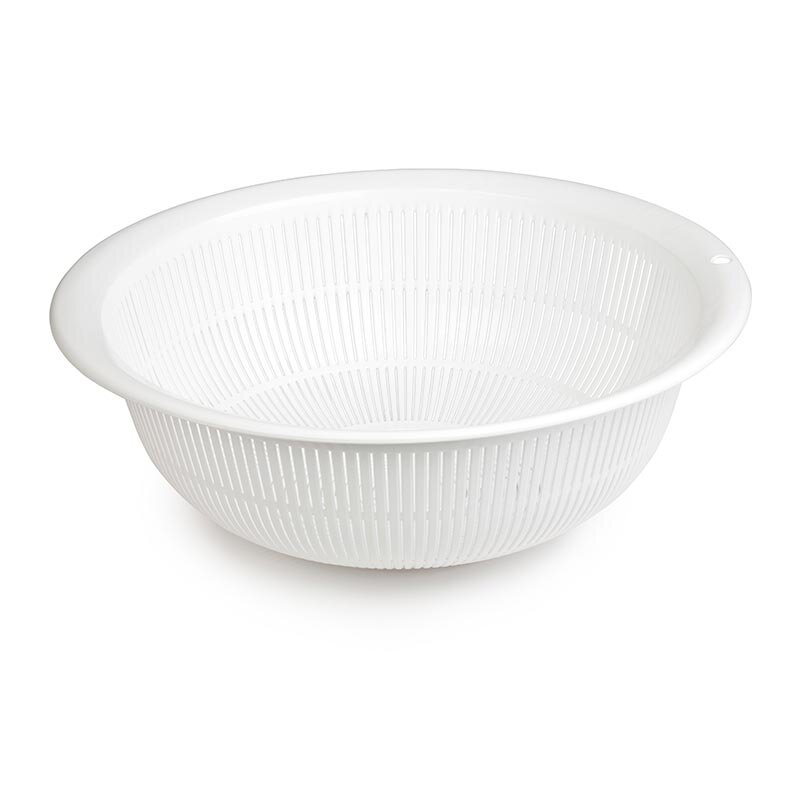 Bora Plastik Süzgeç, Yuvarlak, 35 cm, Beyaz - Bora Plastik