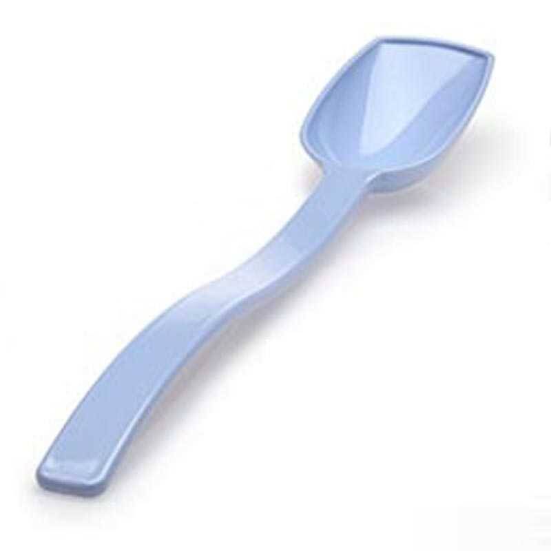 Bora Plastik Zeytin ve Salata Servis Kaşığı, Polikarbonat, 26 cm, Mavi - 1