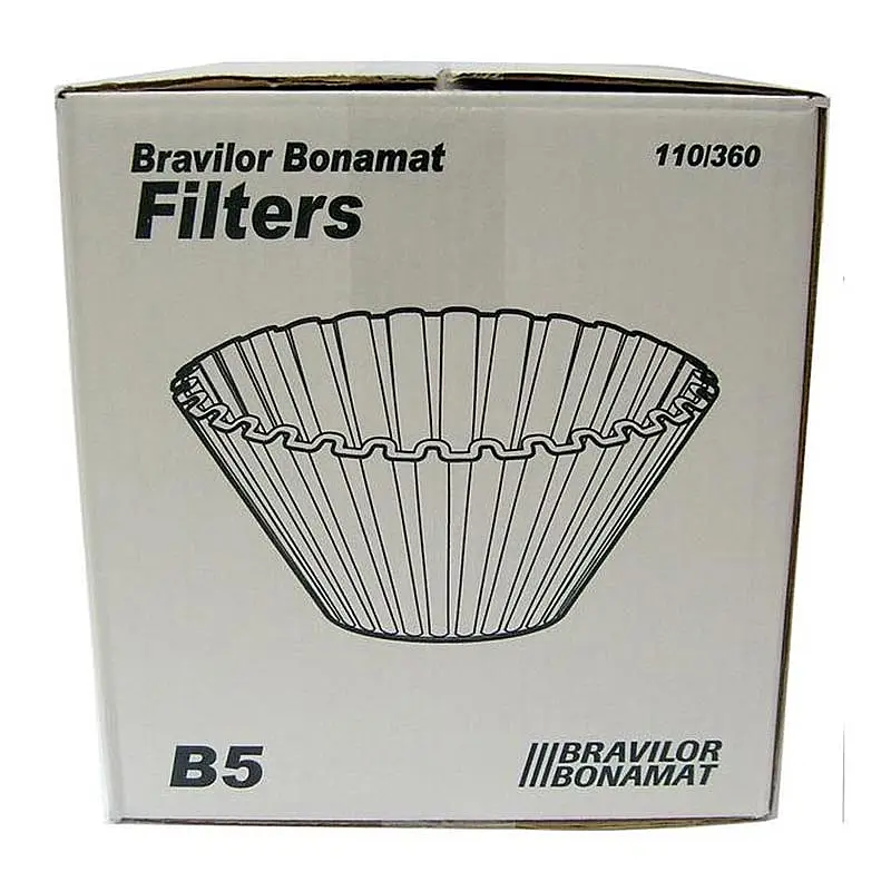 Bravilor Bonamat B5 Kahve Filtre Kağıdı, 110/360 mm, 250 Adet, Optimum Kahve Dağılımı - Bravilor Bonamat (1)