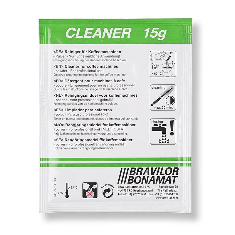Bravilor Bonamat Cleaner, 225 gr, 15 Adet, Tıkanmayı Önler - Bravilor Bonamat