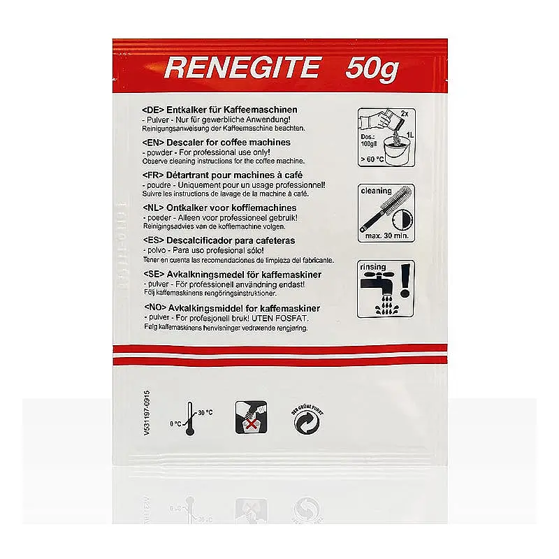 Bravilor Bonamat Renegite Kahve Makinesi Kireç Çözücü, 750 gr, 15 Adet, Kullanım Ömrünü Uzatır - 1