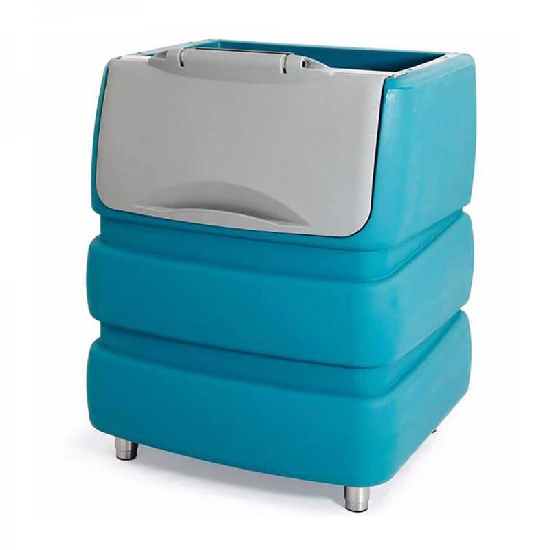 Brema BIN 240 PE Buz Deposu, 180 kg, Mavi - 1