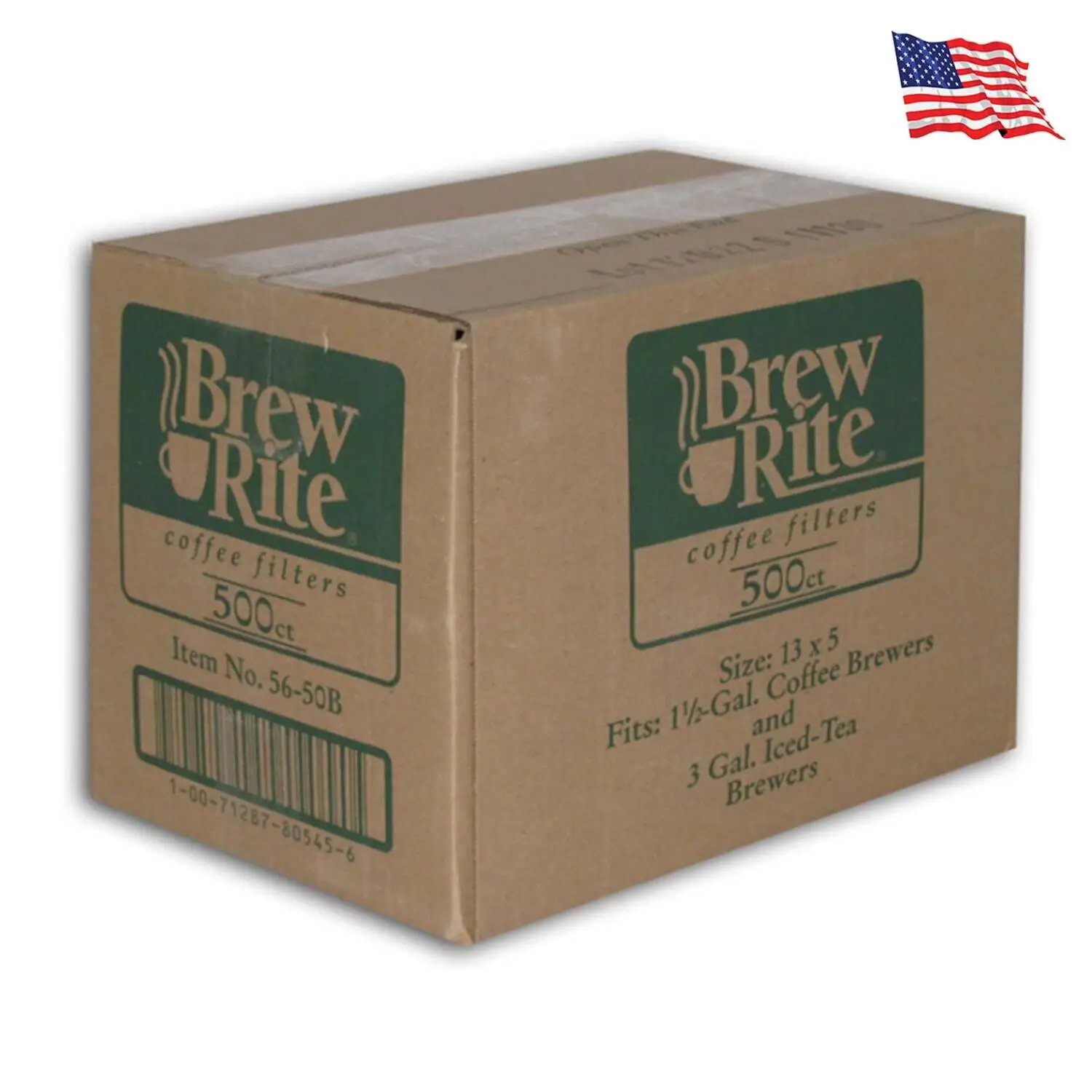 Brew Rite B5 330/110 Basket Filtre Kahve Kağıdı, 500 Adet - 1