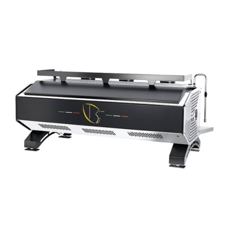 Brugnetti Aurora Multi Boiler Tam Otomatik Espresso Kahve Makinesi, Cool Touch, 2 Gruplu, Siyah - 2