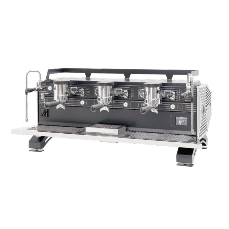 Brugnetti Aurora Multi Boiler Tam Otomatik Espresso Kahve Makinesi, Cool Touch, 2 Gruplu, Siyah - Brugnetti