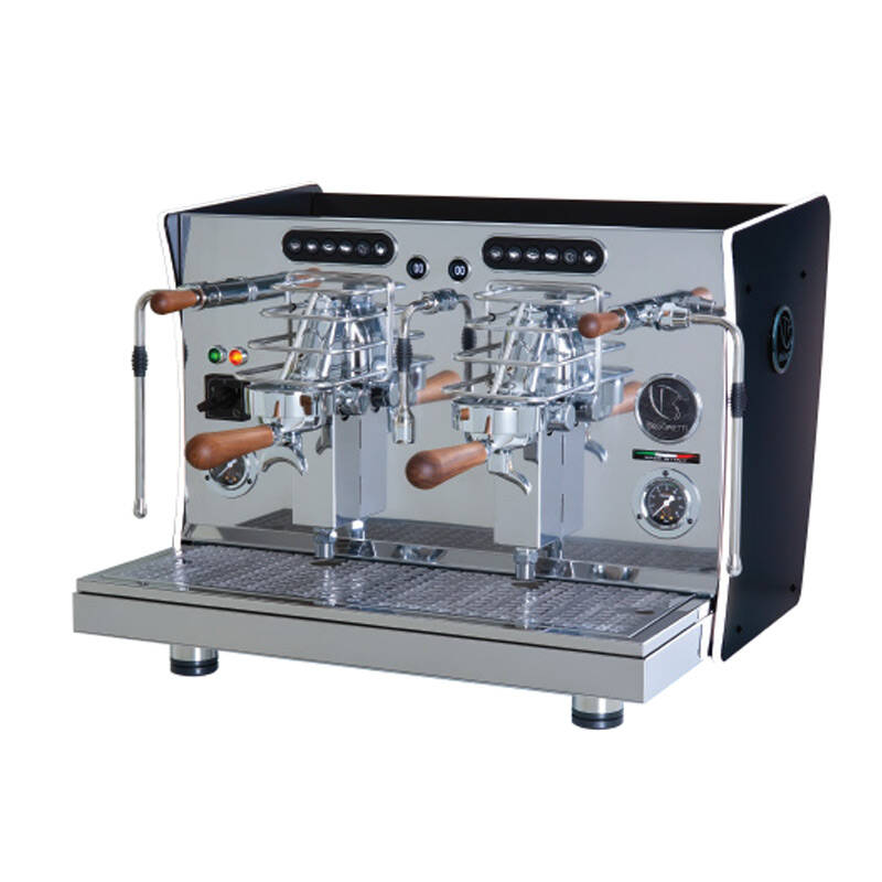 Brugnetti Giulia Tall Cup Tam Otomatik Espresso Kahve Makinesi, 10 Lt, 2 Gruplu, Siyah - 1