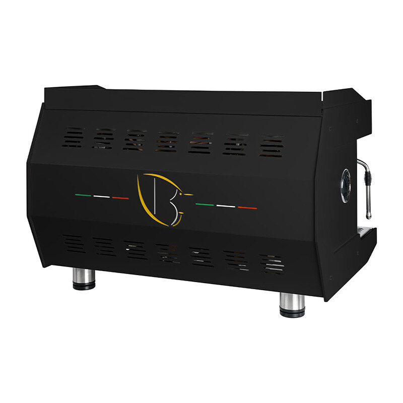 Brugnetti Luna Tam Otomatik Espresso Kahve Makinesi, Tall Cup, 11 Lt, 2 Gruplu, Siyah - Brugnetti (1)