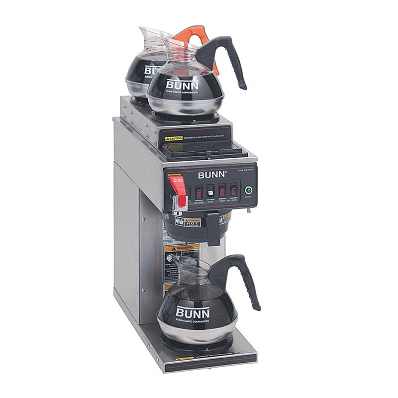 Bunn CWTF35 A-3 Filtre Kahve Makinesi, 3 Potlu, Paslanmaz Çelik - Bunn