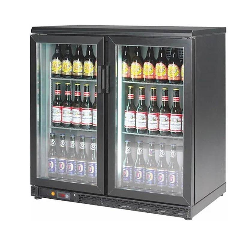 By Kitchen DBB-250 Bar Arkası Şişe Soğutucu Dolap, Fanlı Soğutma, 2 Kapılı - 1