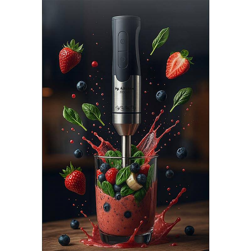 By Kitchen DEB-25 El Blender, Paslanmaz Çelik, 185 mm, 1100 W - 3