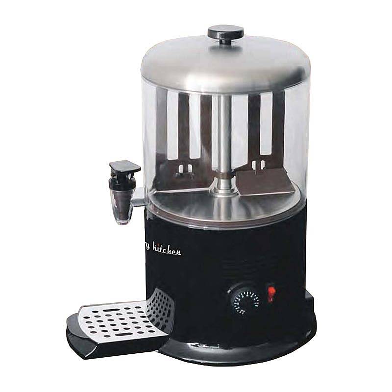 By Kitchen DHC-6 Sıcak Çikolata ve Sahlep Makinesi, Polikarbon 6 Lt, Siyah - 1