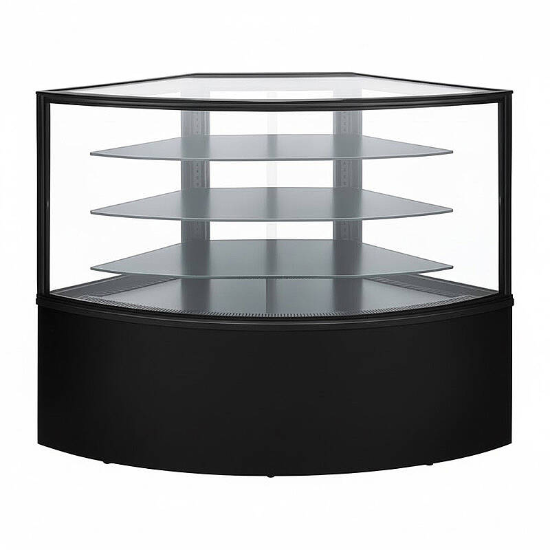 By Kitchen DPDK Köşeli Pasta Teşhir Dolabı, 650 W, 350 Lt. - 1