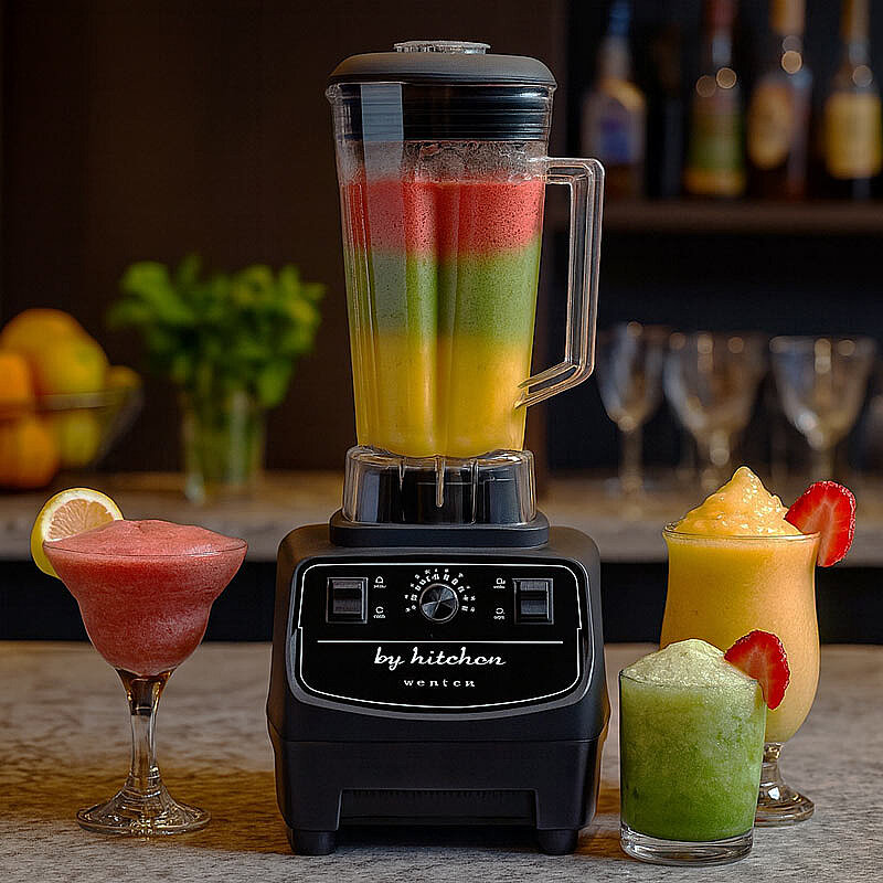 By Kitchen Vortex Bar Blender, Paslanmaz Çelik Bıçaklar, 2 Lt, 1500 W, Siyah - By Kitchen (1)