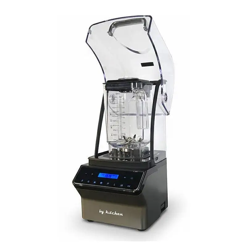 By Kitchen Vortex Silencer Pro Gürültü Önleyici Kapaklı Dijital Bar Blender, 2 Lt, 1800 W, 220 V, Gri - 1