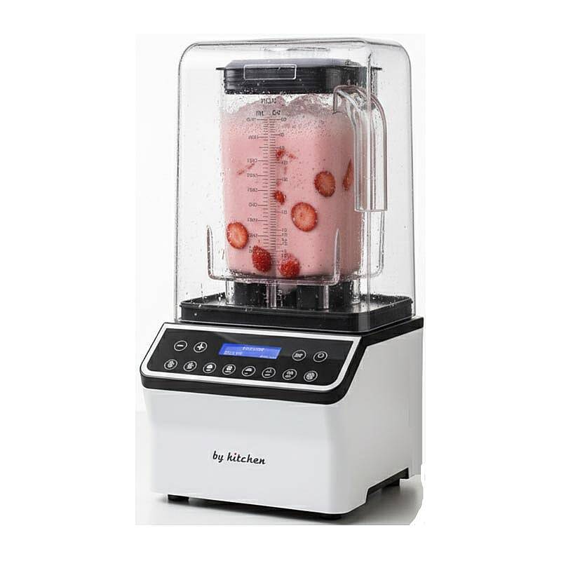 By Kitchen Vortex Silencer Pro Gürültü Önleyici Kapaklı Dijital Bar Blender, LED Ekranlı, 2 Lt, 1800 W, Beyaz - 1