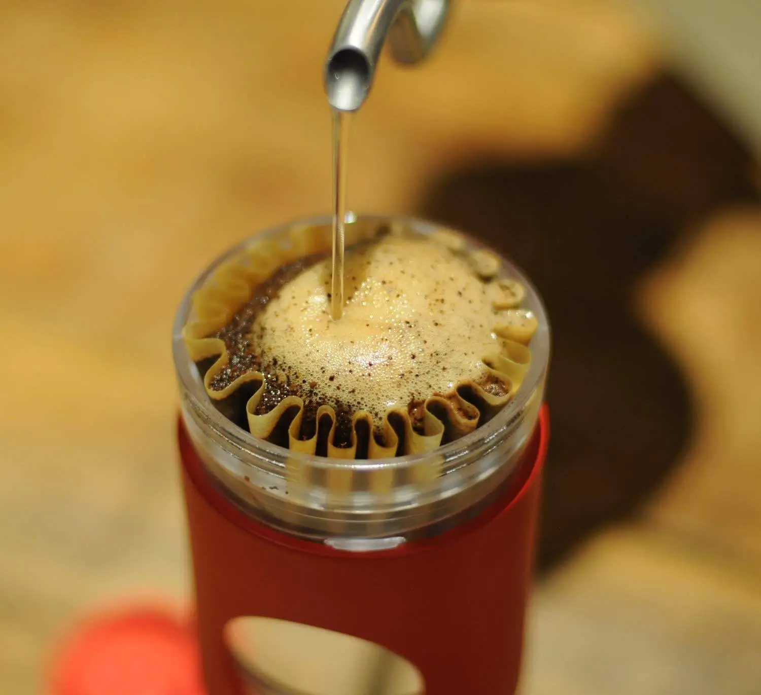 Cafflano Go-Brew Kahve Demleme Şişesi, Pembe - 2