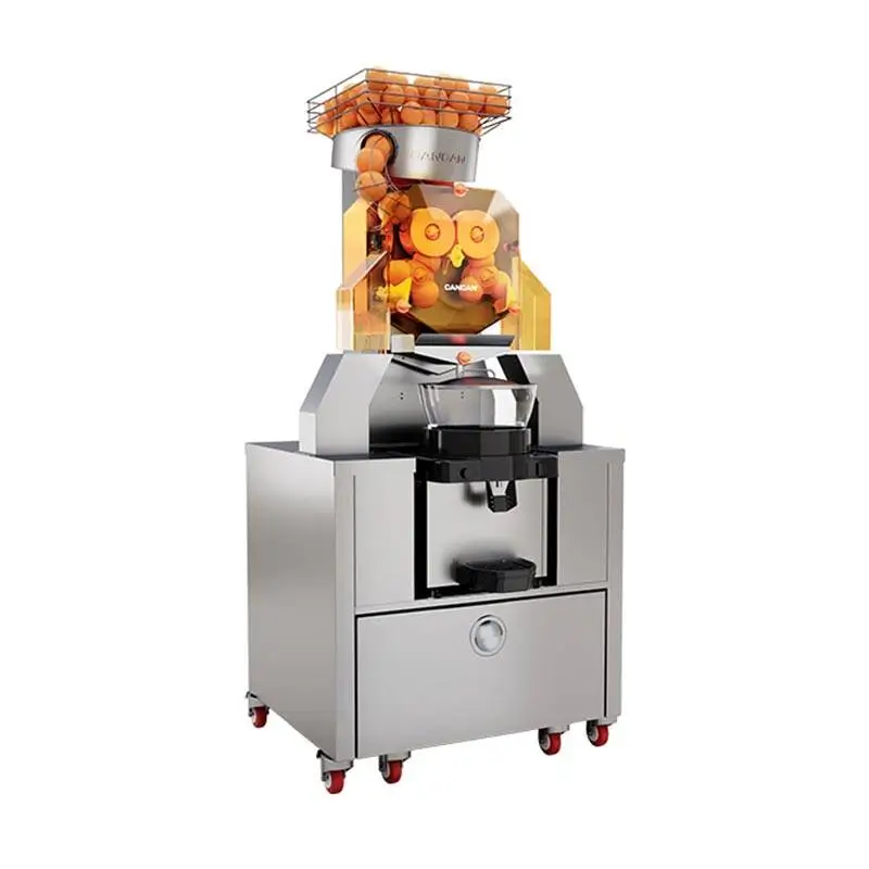 Cancan 0208 Soğutmalı Arabalı Portakal Sıkma Makinesi, Otomatik, Hızlı, Hijyenik Sıkım - 1