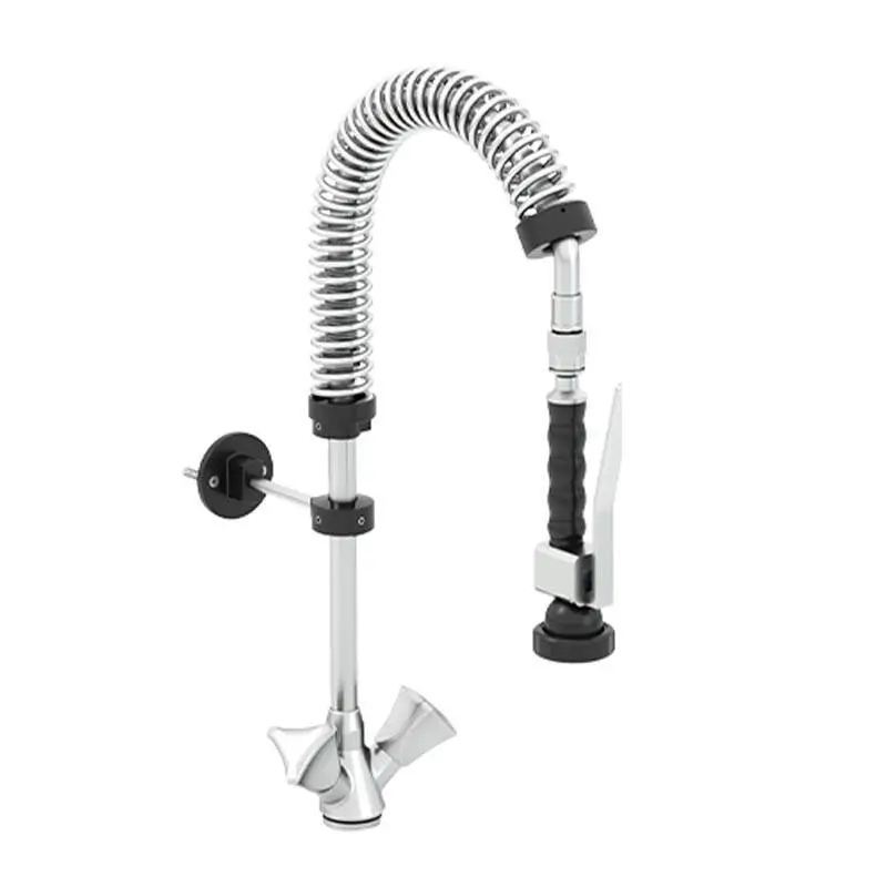 Cancan 0509 MT05 Deluxe Mini Boy Ön Yıkama Duşu, Tezgaha Monte, Paslanmaz Örgülü - 1
