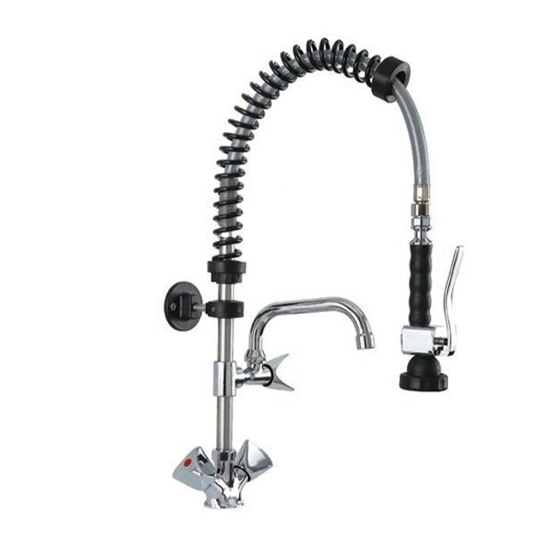 Cancan 0512 MT03 Deluxe Mini Boy Ön Yıkama Duşu, Tezgaha Monte, Paslanmaz Örgülü - Cancan