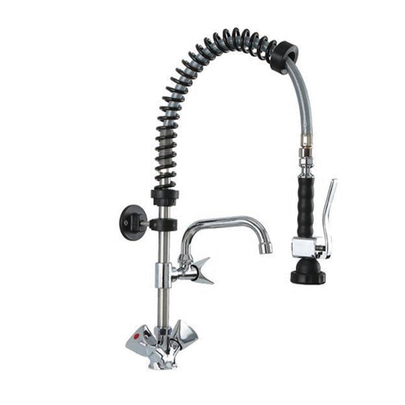 Cancan 0512 MT03 Deluxe Mini Boy Ön Yıkama Duşu, Tezgaha Monte, Paslanmaz Örgülü - 1