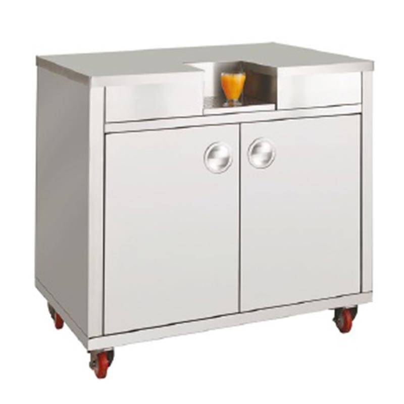 Cancan 1107 Çift Posa Kovalı Mobil Servis Arabası, Geniş Hacimli, Kilitli Tekerlekli - 1