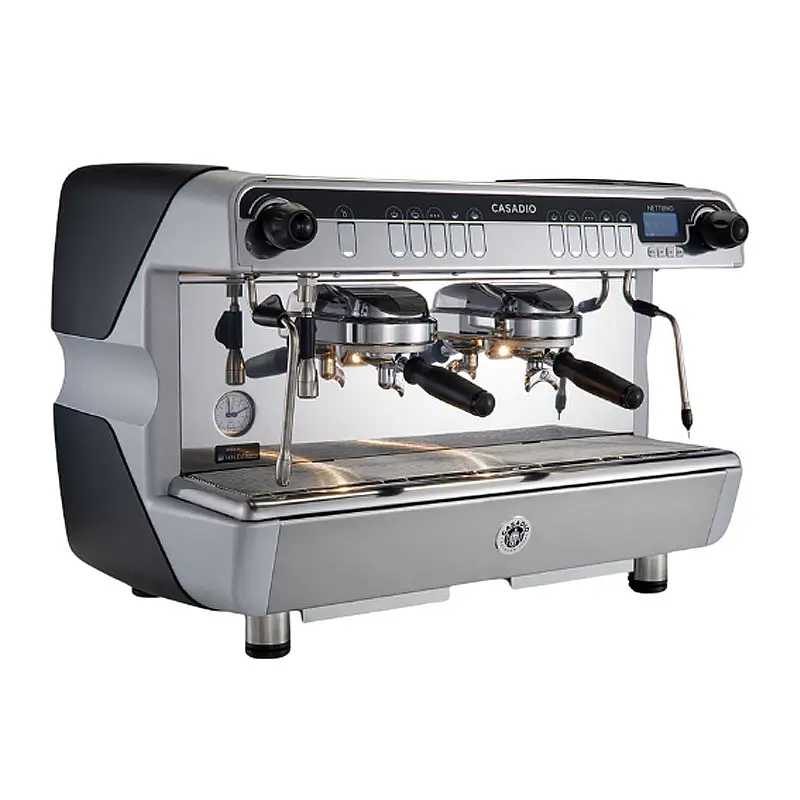 Casadio NETTUNO A2 TC Compact Tall Cup Tam Otomatik Espresso Kahve Makinesi, 2 Gruplu, Siyah, 570x523x527 mm. - 1