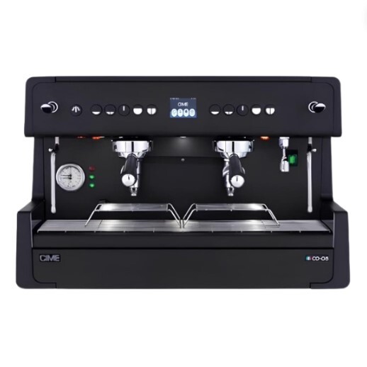 Cime CO-05 Otomatik Espresso Kahve Makinesi, 2 Gruplu, Siyah - Cime