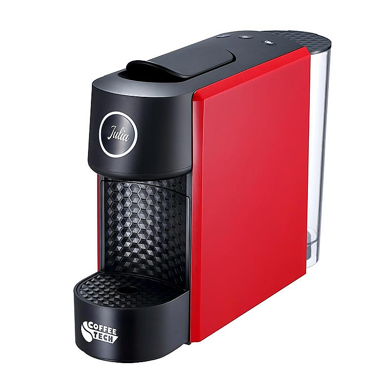 Coffeetech CN-L0201 Julia Kapsül Kahve Makinesi, Nespresso Kapsül Uyumlu, Kırmızı, Otomatik Dozaj - Coffeetech