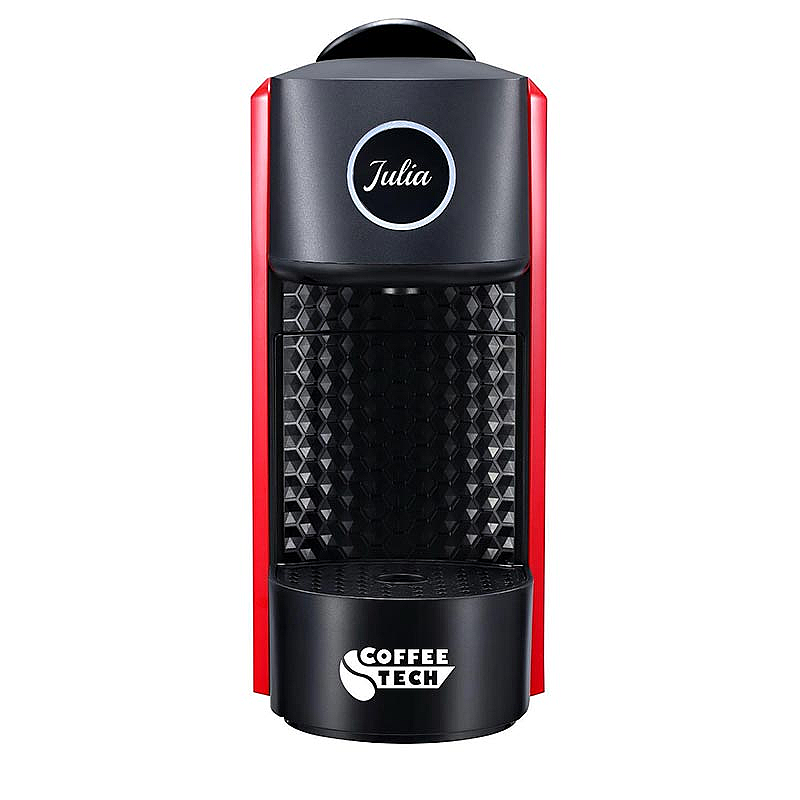 Coffeetech CN-L0201 Julia Kapsül Kahve Makinesi, Nespresso Kapsül Uyumlu, Kırmızı, Otomatik Dozaj - Coffeetech (1)