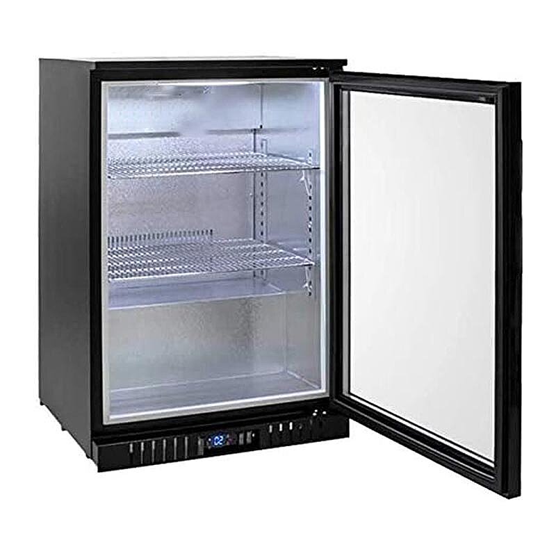 CSA CS-B-150 Bar Arkası Şişe Soğutucu Dolap, Paslanmaz Çelik, 110 Lt, Siyah - CSA Inox