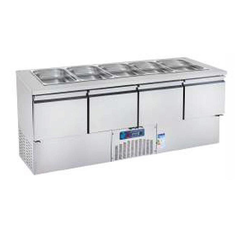 CSA CS-CIH3 700 Alttan Motorlu Yatay Saladbar, 632 Lt. - CSA Inox