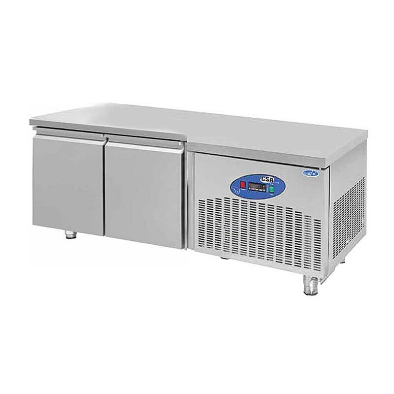 CSA CS-CIK 2-600 Cihaz Altı Buzdolabı, 2 Kapılı, 115 Lt. - CSA Inox