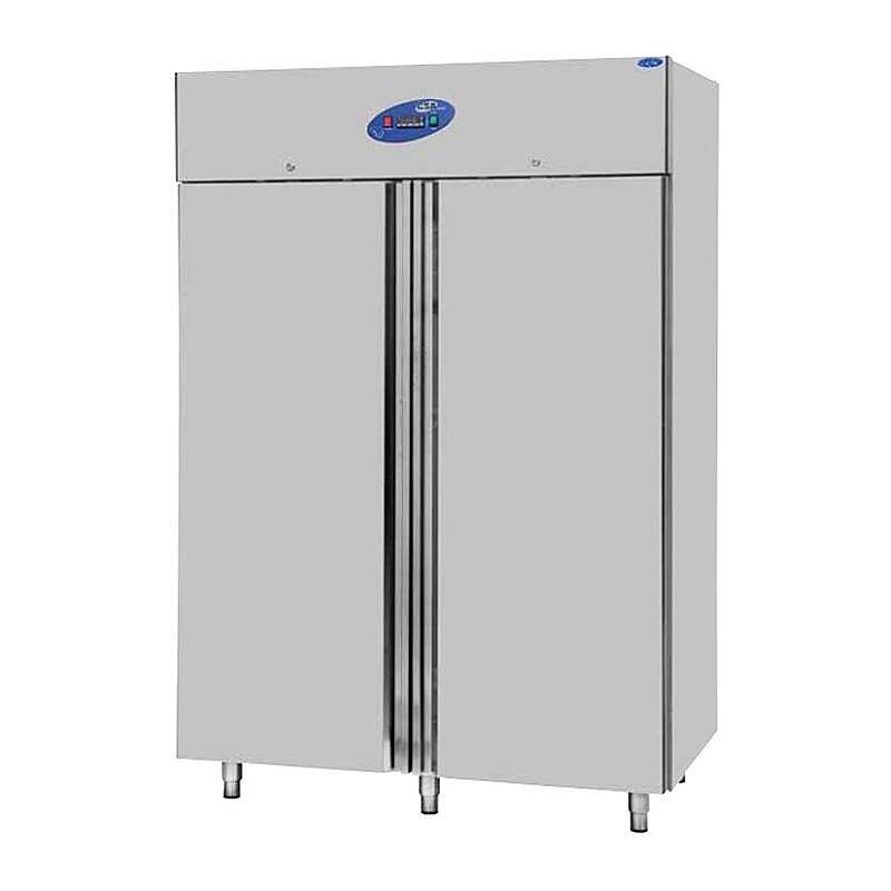 CSA CS-DBN 1400 Dik Tip Buzdolabı, Paslanmaz Çelik, 2 Kapılı, 1400 Lt. - 1