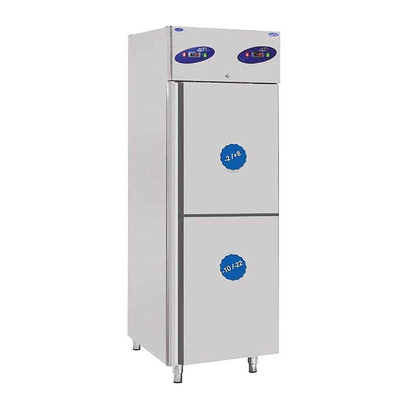 CSA CS-DBNL 700 Dik Tip Buzdolabı & Derin Dondurucu, Paslanmaz Çelik, 2 Kapılı, 700 Lt. - CSA Inox